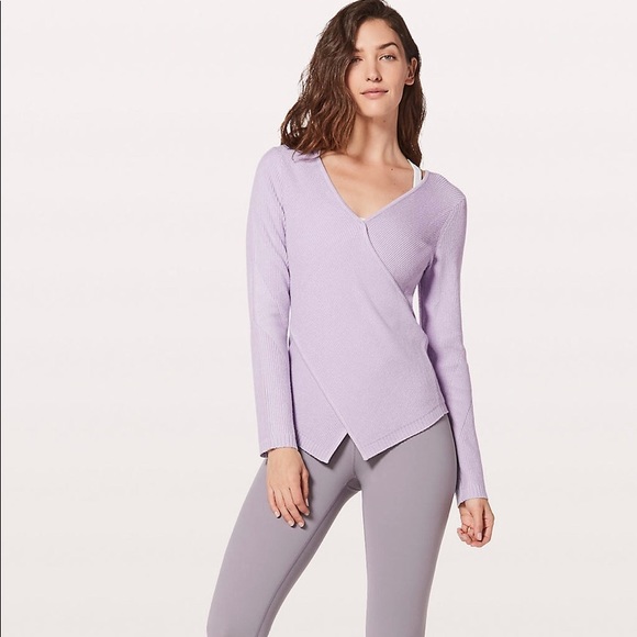 lululemon athletica Sweaters - Lululemon REVERSIBLE wrap it back sweater